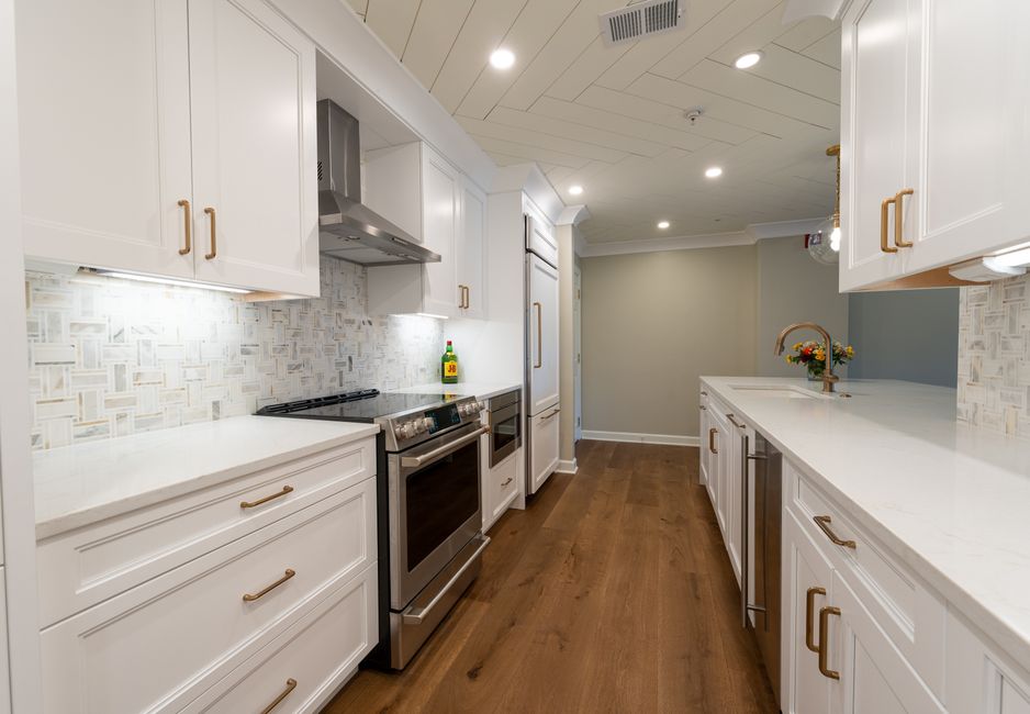 Modern kitchen remodel and open floor plan